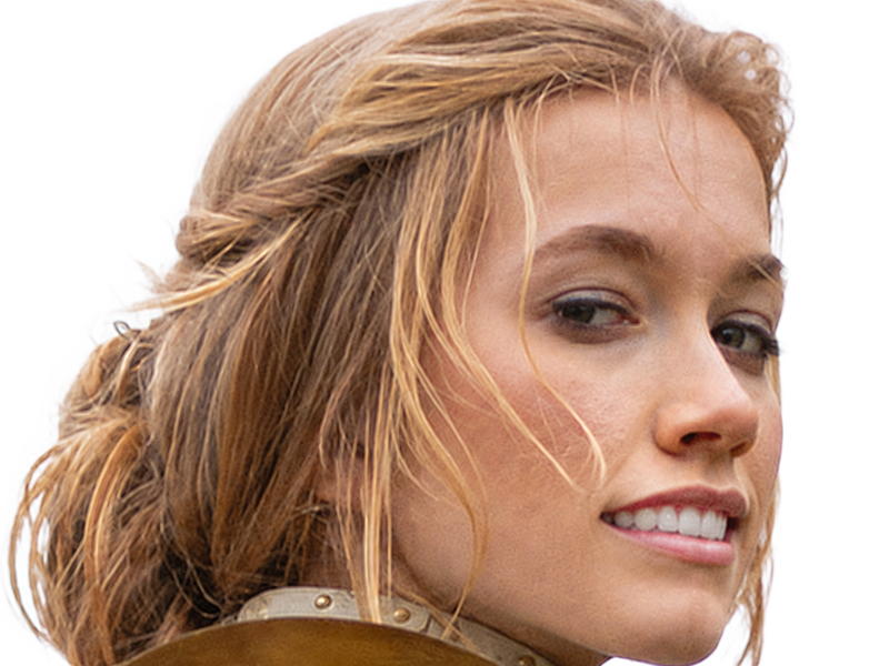 kayle femme jolie chevalier armure cheveuxblonds yeuxmarrons vingtenaire vingtaine cosplay fic vlt kalos-sud sasha heller
