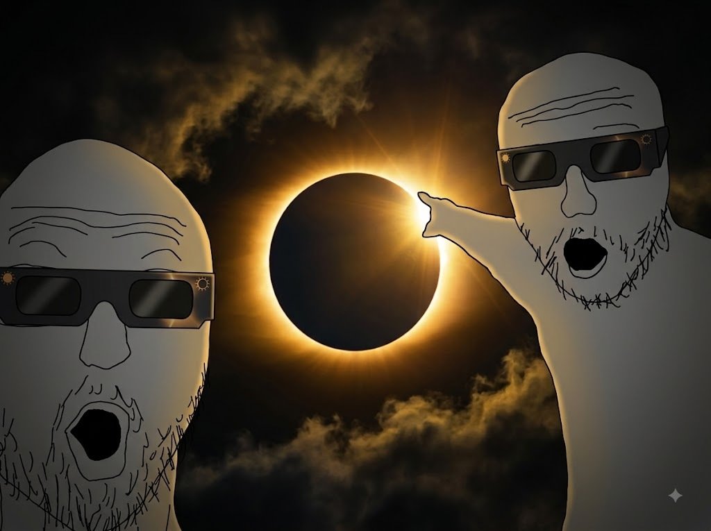 eclipse solaire chouffins pnj golem wojack lunettes golems