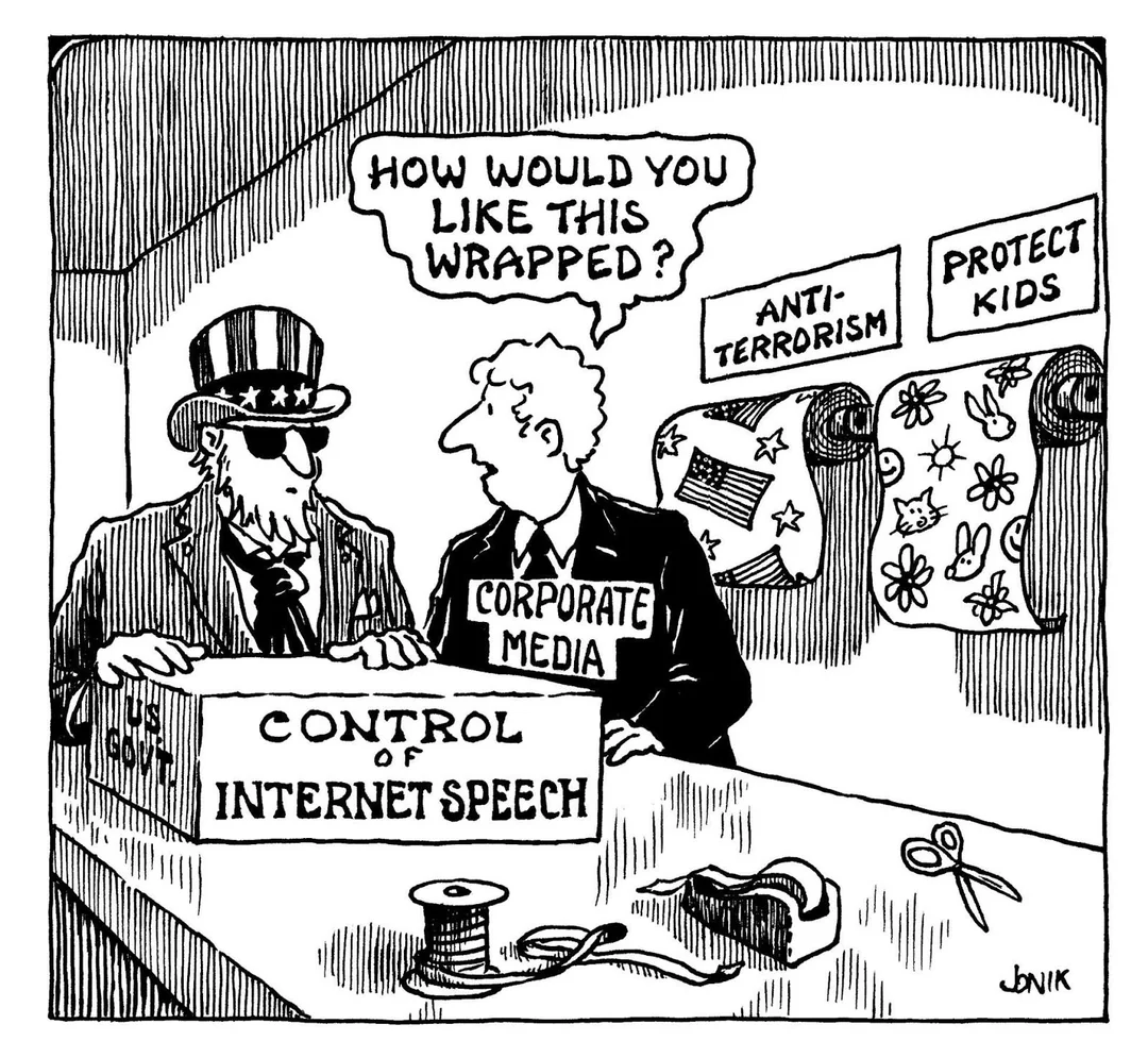 how do you want this wrapped internet speech control protect kids