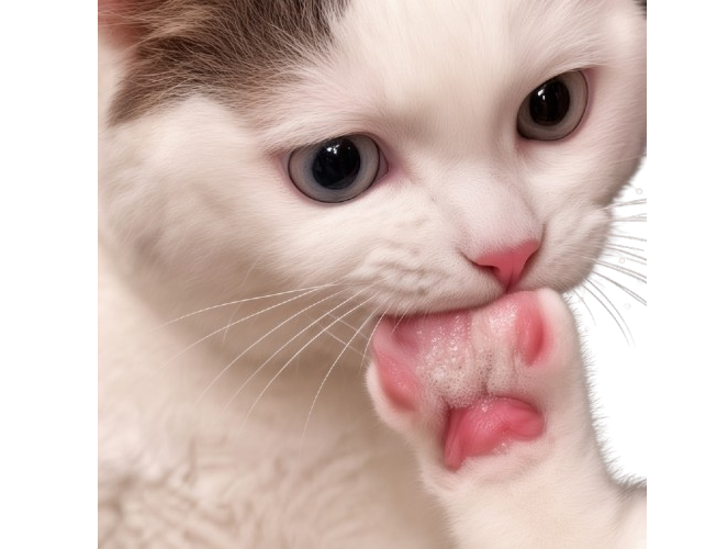 chat patte cat mordre griffes martin felin toilette dents crocs