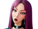 kpop-demon-hunters-mira-drink-badass-dark-style-coreenne-belle-regard