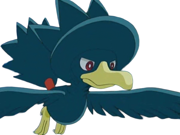 cornebre murkrow yamikarasu pokemon pkm jeu anime type tenebres vol 2g johto obscurite