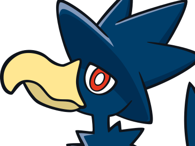 cornebre murkrow yamikarasu pokemon pkm jeu anime type tenebres vol 2g johto obscurite