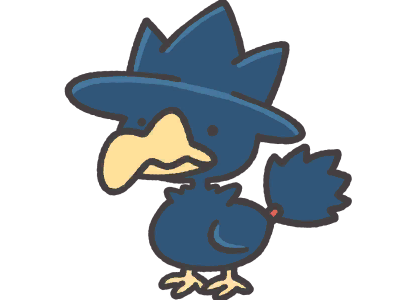 cornebre murkrow yamikarasu pokemon pkm jeu anime type tenebres vol 2g johto obscurite