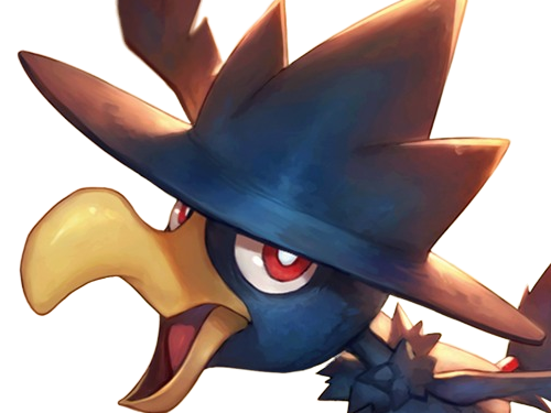 cornebre murkrow yamikarasu pokemon pkm jeu anime type tenebres vol 2g johto obscurite