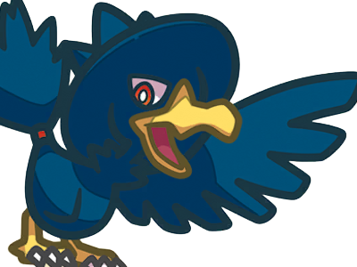 cornebre murkrow yamikarasu pokemon pkm jeu anime type tenebres vol 2g johto obscurite