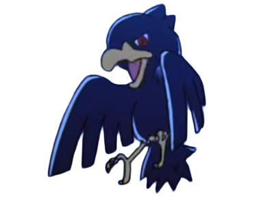 cornebre murkrow yamikarasu pokemon pkm jeu anime type tenebres vol 2g johto obscurite