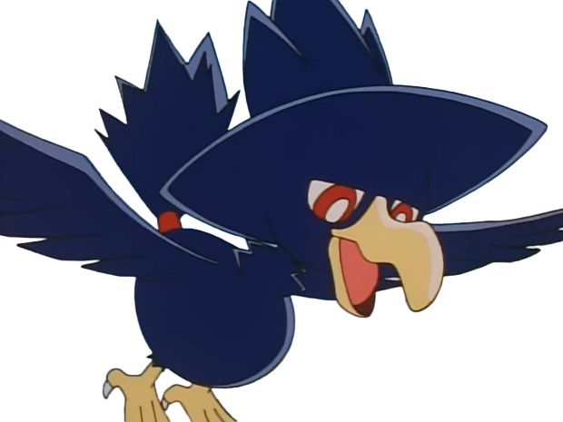 cornebre murkrow yamikarasu pokemon pkm jeu anime type tenebres vol 2g johto obscurite