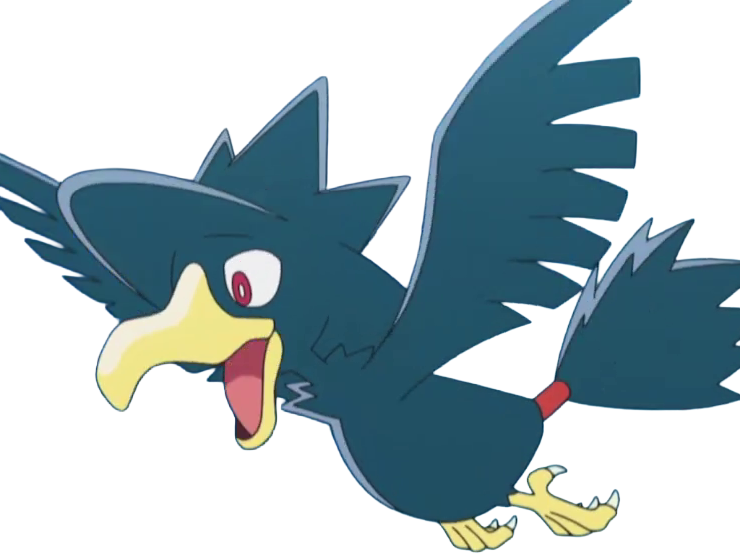 cornebre murkrow yamikarasu pokemon pkm jeu anime type tenebres vol 2g johto obscurite