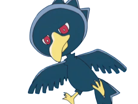 cornebre murkrow yamikarasu pokemon pkm jeu anime type tenebres vol 2g johto obscurite