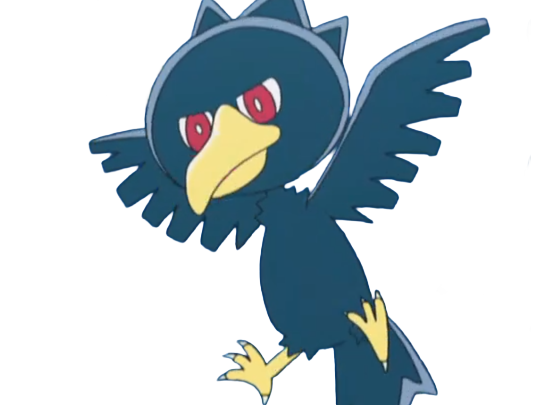 cornebre murkrow yamikarasu pokemon pkm jeu anime type tenebres vol 2g johto obscurite