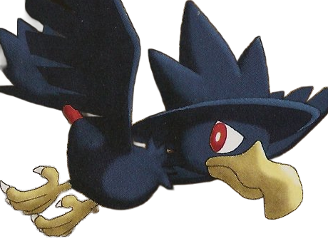 cornebre murkrow yamikarasu pokemon pkm jeu anime type tenebres vol 2g johto obscurite