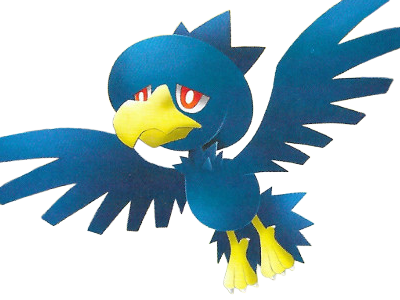 cornebre murkrow yamikarasu pokemon pkm jeu anime type tenebres vol 2g johto obscurite