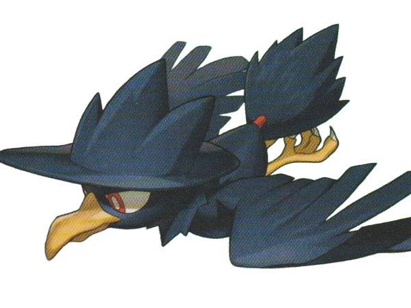 cornebre murkrow yamikarasu pokemon pkm jeu anime type tenebres vol 2g johto obscurite