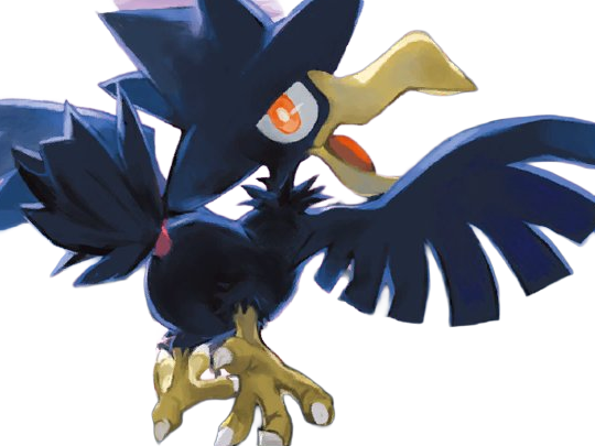 cornebre murkrow yamikarasu pokemon pkm jeu anime type tenebres vol 2g johto obscurite