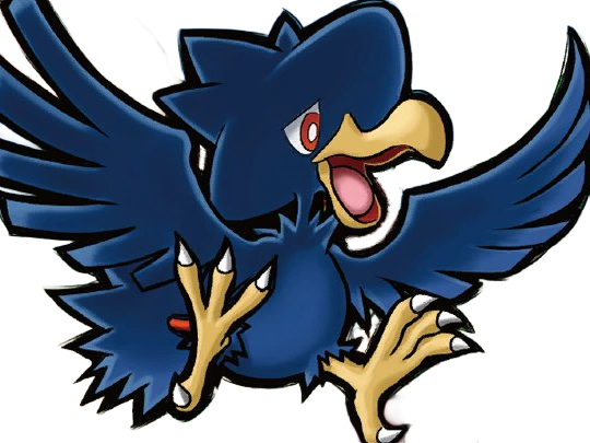 cornebre murkrow yamikarasu pokemon pkm jeu anime type tenebres vol 2g johto obscurite