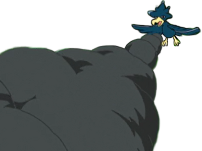 cornebre murkrow yamikarasu pokemon pkm jeu anime type tenebres vol 2g johto obscurite