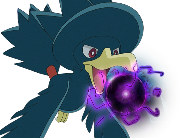 cornebre murkrow yamikarasu pokemon pkm jeu anime type tenebres vol 2g johto obscurite