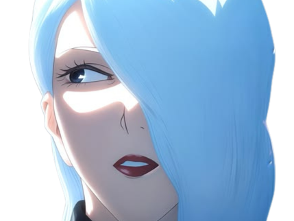 mei mei-mei jujutsu kaisen jjk cheveux blanc yeux violet tresse ade adelaide vizard fic bloop