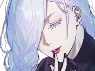 mei mei-mei jujutsu kaisen jjk cheveux blanc yeux violet tresse ade adelaide vizard fic bloop