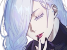 mei-mei-mei-jujutsu-kaisen-jjk-cheveux-blanc-yeux-violet-tresse-ade-adelaide-vizard-fic-bloop