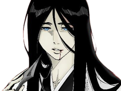 unohana retsu bleach cheveux noir yeux bleu uranie de broglie fic bloop