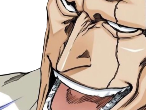 zaraki kenpachi bleach cheveux noir cicatrice bandeau fic bloop