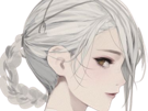kaine-nier-automata-cheveux-blanc-frange-coralie-de-brienne-fic-bloop