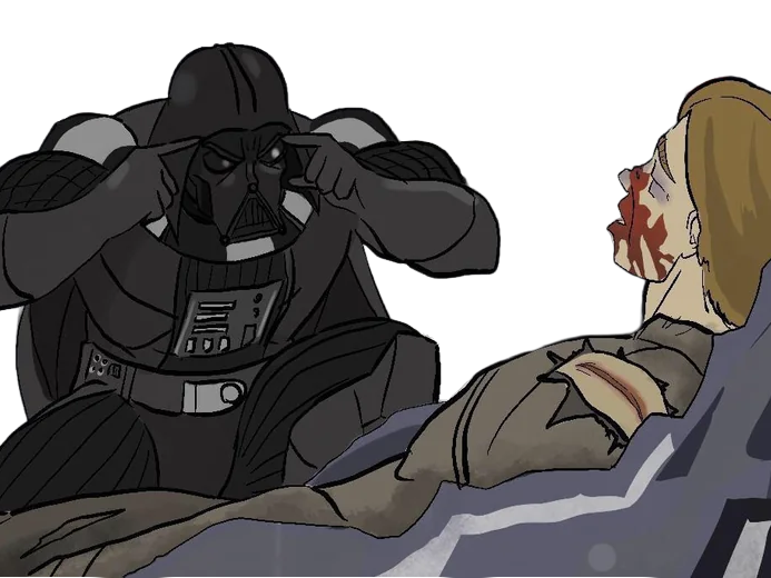 thinks mark meme invincible omniman omni-man star wars sw dark vador darth vader