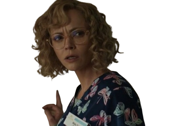 christina ricci misty quigley adulte actrice yellowjackets blonde lunettes folle showtime serie