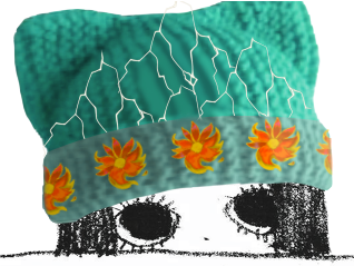 regarde mignonne kawai gentil pipou chapeau fille bonnet backup