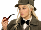 daenerys-detective-sherlock-holmes-pipe
