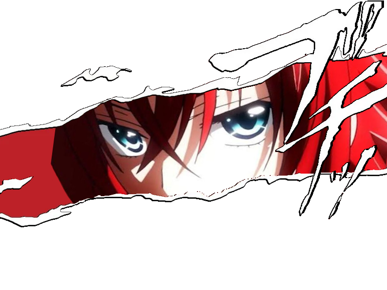 rias rousse gremory moupe persona invocation banniere highschool dxd demon demone