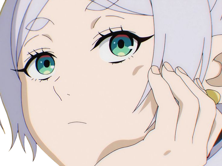 frieren sousou elfe oreilles pointues boucles oreille rouge mnemosyne fic bloop