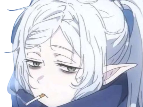 frieren sousou elfe oreilles pointues boucles oreille rouge mnemosyne fic bloop