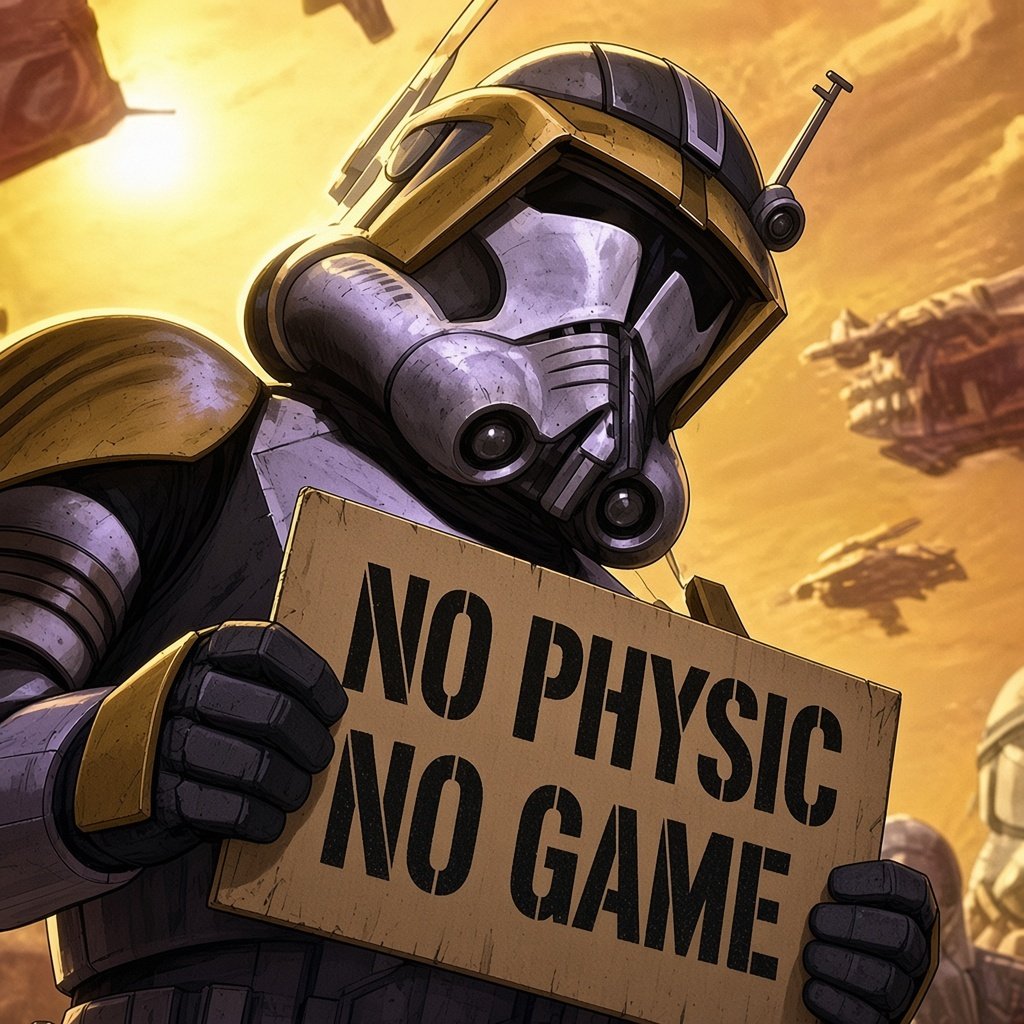 star wars clone trooper no physic game