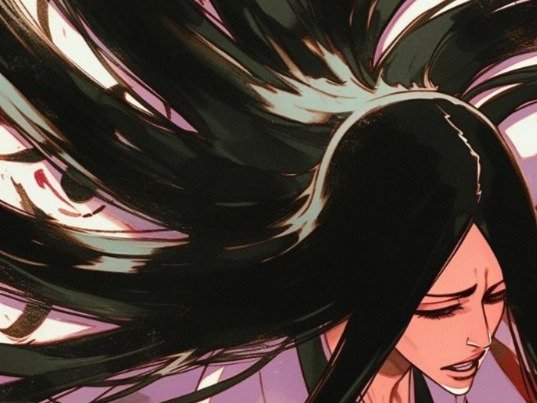 unohana retsu bleach cheveux noir yeux bleu uranie de broglie fic bloop
