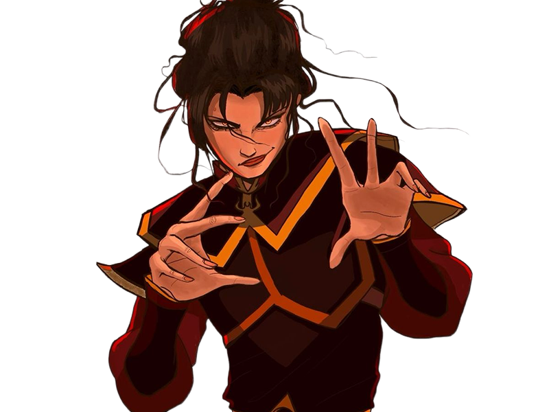 azula princesse nation feu avatar last airbender dernier maitre air firebender fille brune yeux dores