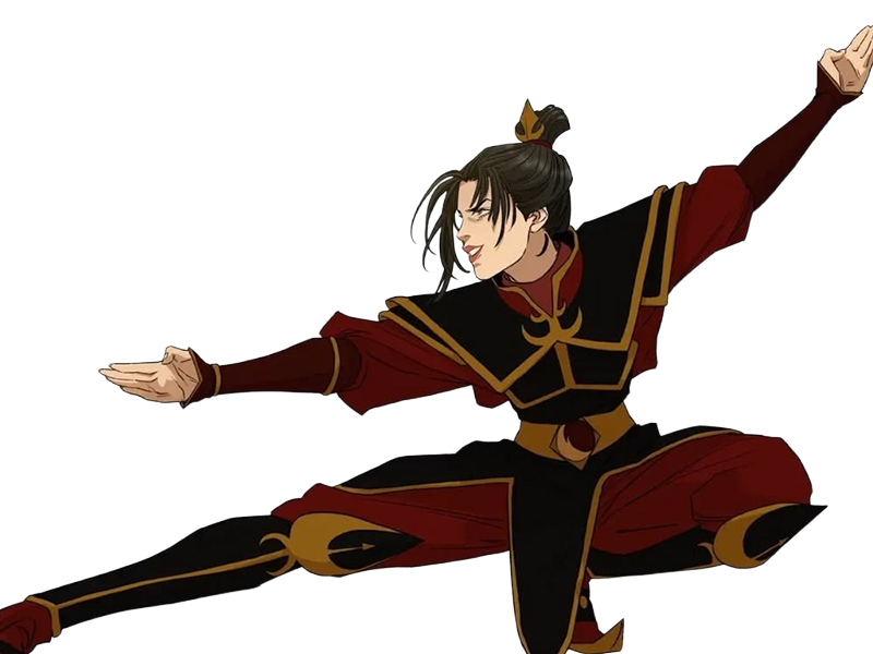 azula princesse nation feu avatar last airbender dernier maitre air firebender fille brune yeux dores