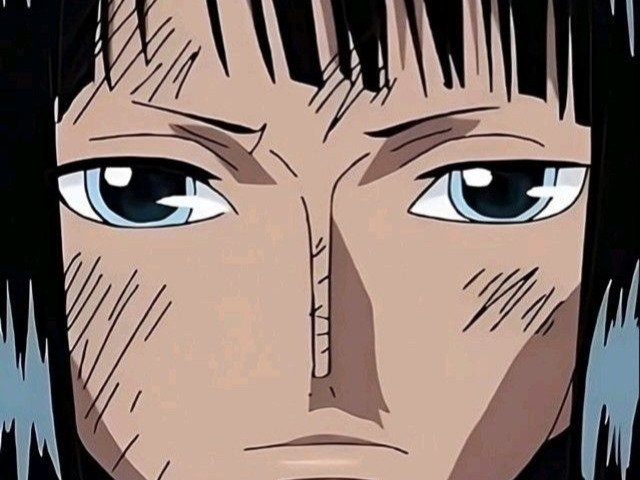 nico robin one piece cheveux noir yeux bleu frange ninon fic bloop