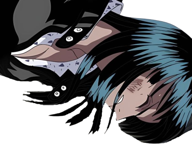 nico robin one piece cheveux noir yeux bleu frange ninon fic bloop