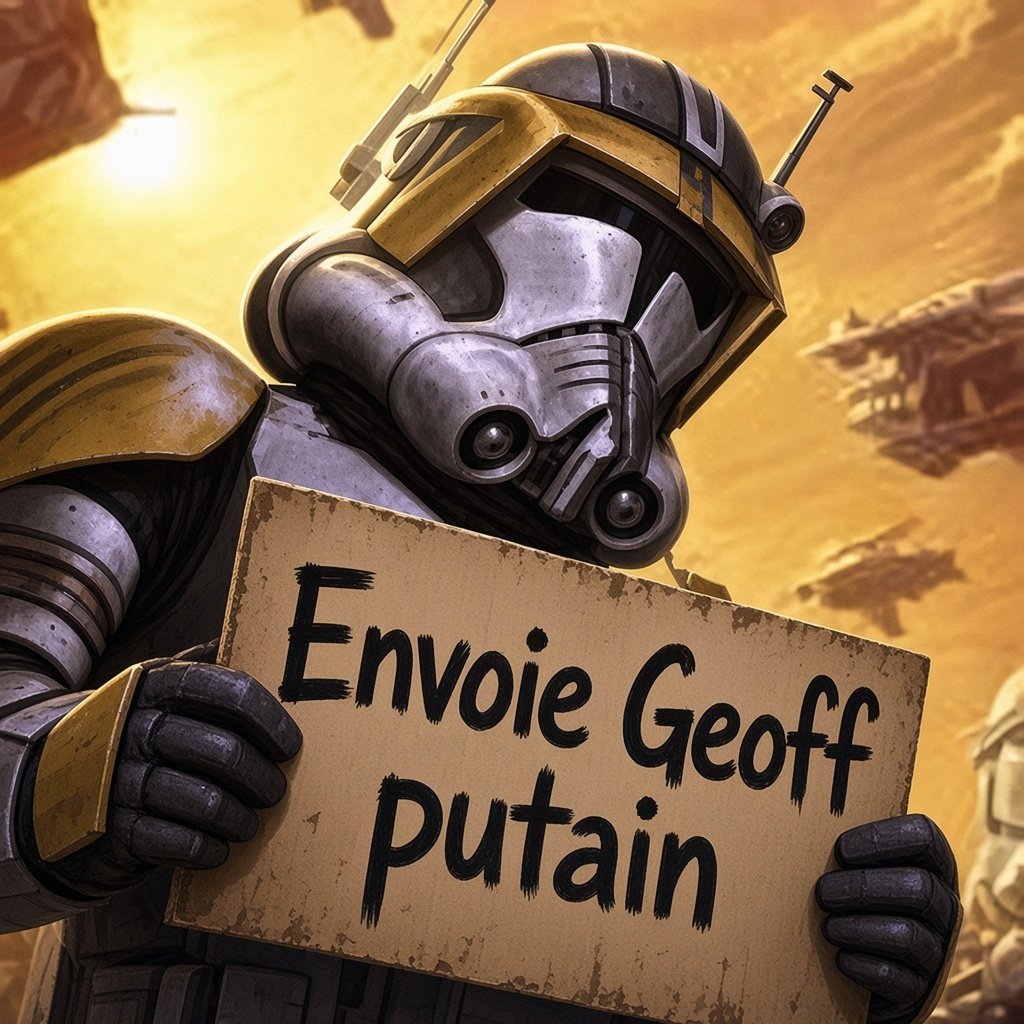 garl geoff envoie star wars clone