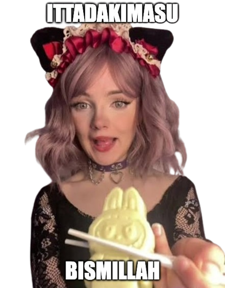 inari innari tiktok tik tok tunisienne tounsi maghreb maghrebine kj arabe musulmane ittadakimasu bismillah anime