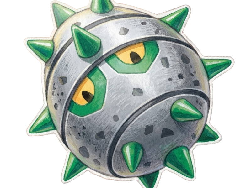 grindur ferroseed tesseed pokemon pkm jeu anime type plante acier 5g unys epine