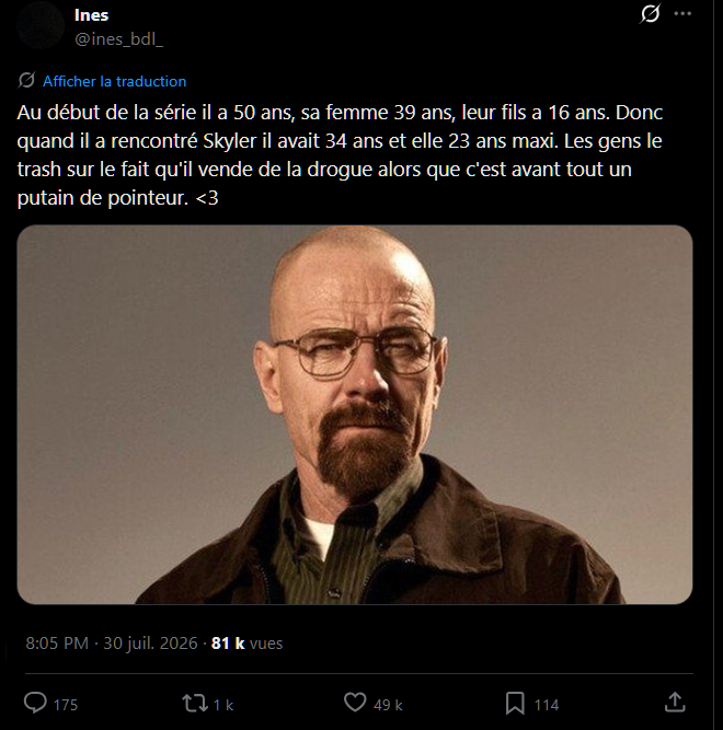 walter white breaking bad pointeur twitter x pedo age
