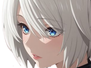2b nier automata cheveux blanc yeux bleu opale de brienne fic bloop