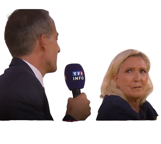 marine le pen debat degout malaise repoussant glucksmann