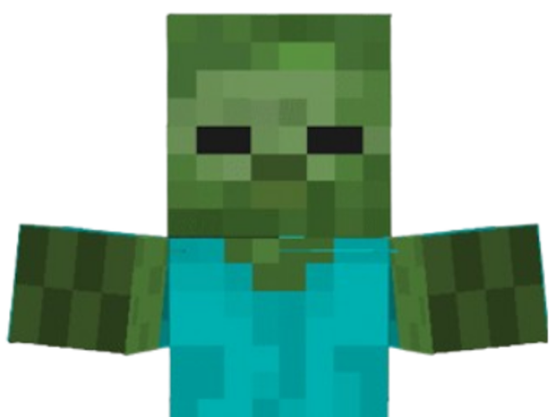 minecraft mob monstre nuit moupe jeu cube mojang zombie