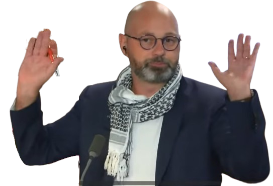 guenole thomas soral gptv palestine israel keffieh