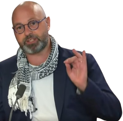 guenole thomas soral gptv palestine israel keffieh